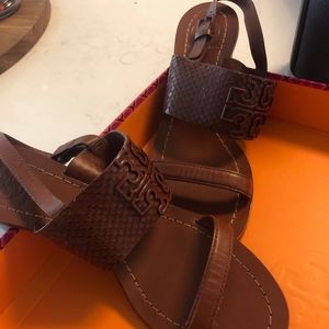 Tory Burch Lowell Brown sandal size 6